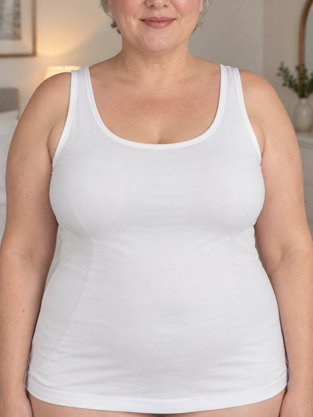 Shapermint Essentials All Day Every Day Tank Cami 3XL White NWT Shapewear